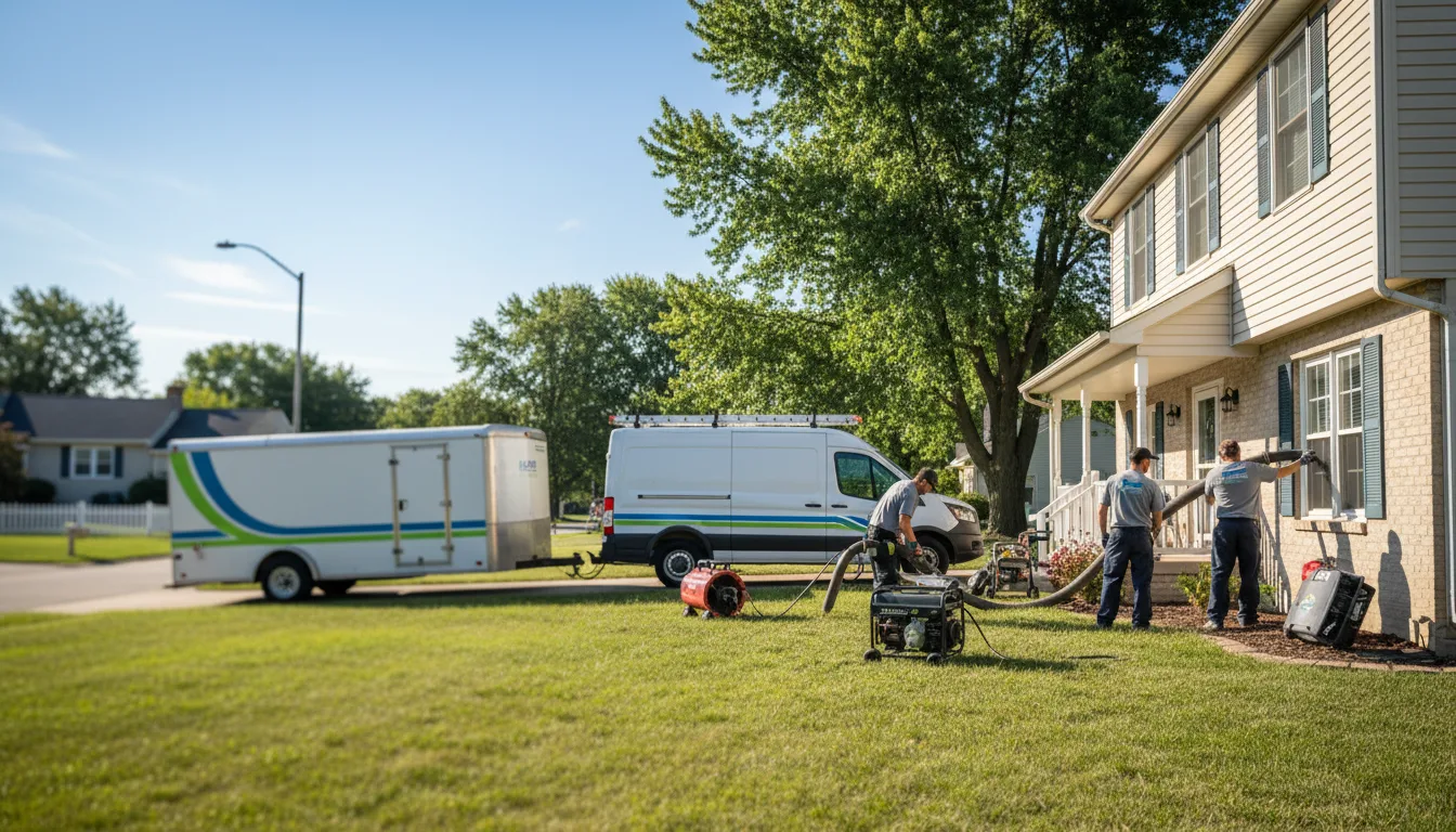Flooded Basement Restoration And Cleanup With Repair in Big Prairie, OH near me